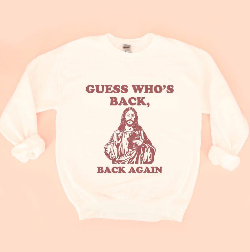Guess Who's Back Unisex Sweatshirt – Saturday Morning Pancakes