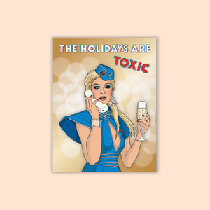 Britney Holidays are Toxic Christmas Card