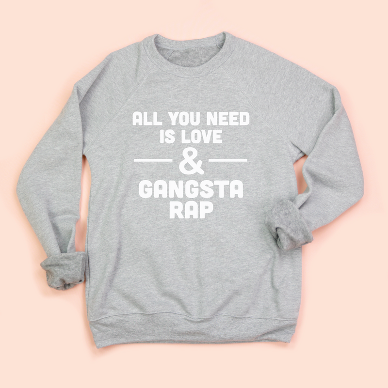 Love & Gangsta Rap Unisex Sweatshirt – Saturday Morning Pancakes