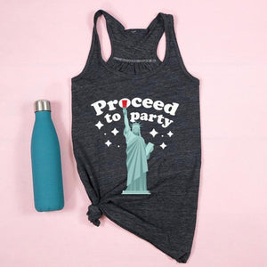 Proceed to Party Racerback Tank - XS only