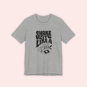 Shake It Like A Polaroid Picture Adult Unisex Tee
