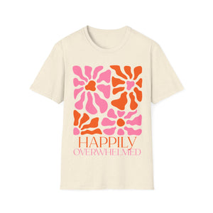 Happily Overwhelmed Floral T‑Shirt