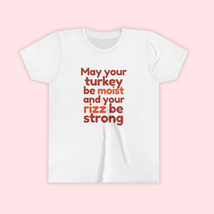 Moist Turkey Rizz KIDS Tee