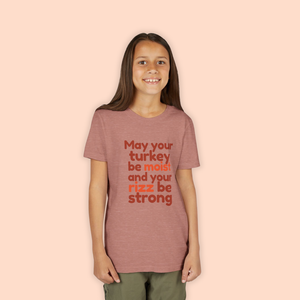 Moist Turkey Rizz KIDS Tee