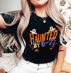 Haunted by "6-7" Ghost Unisex Jersey Tee