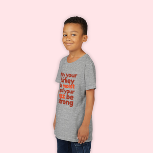 Moist Turkey Rizz KIDS Tee
