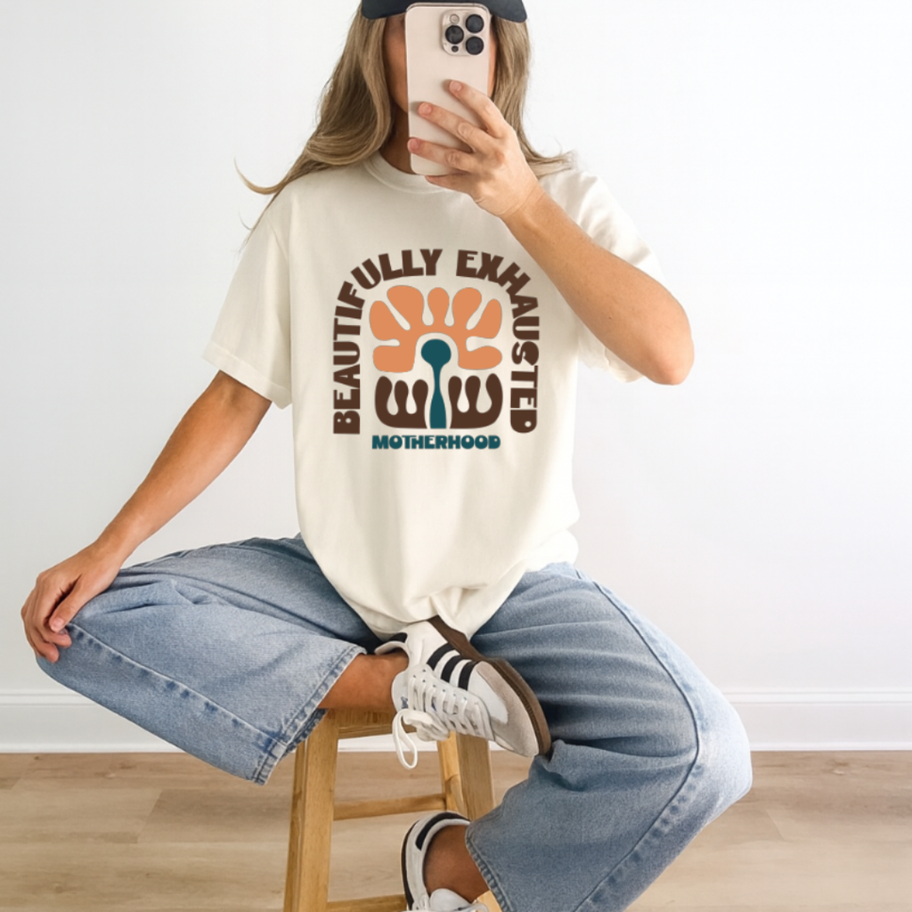 Beautifully Exhausted Motherhood T-Shirt