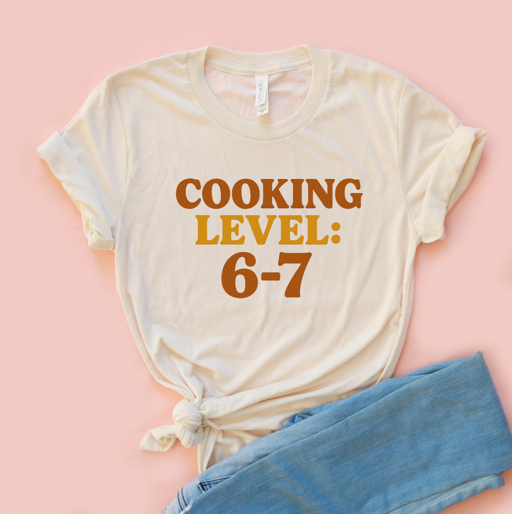 Cooking Level 6-7 Adult Unisex Tee