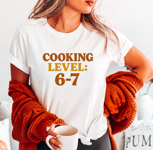 Cooking Level 6-7 Adult Unisex Tee