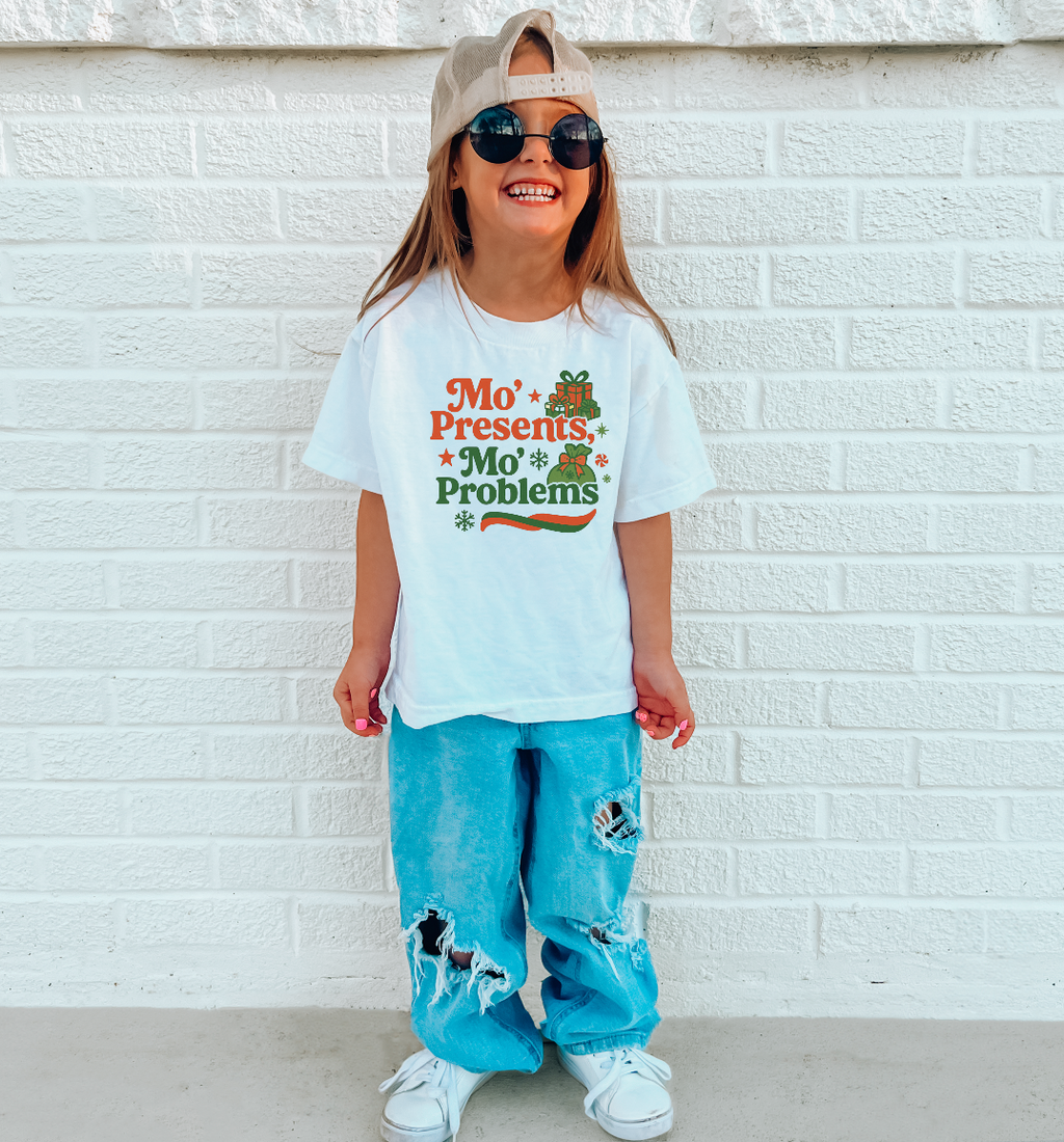 Mo' Presents, Mo' Problems KIDS Christmas Tee