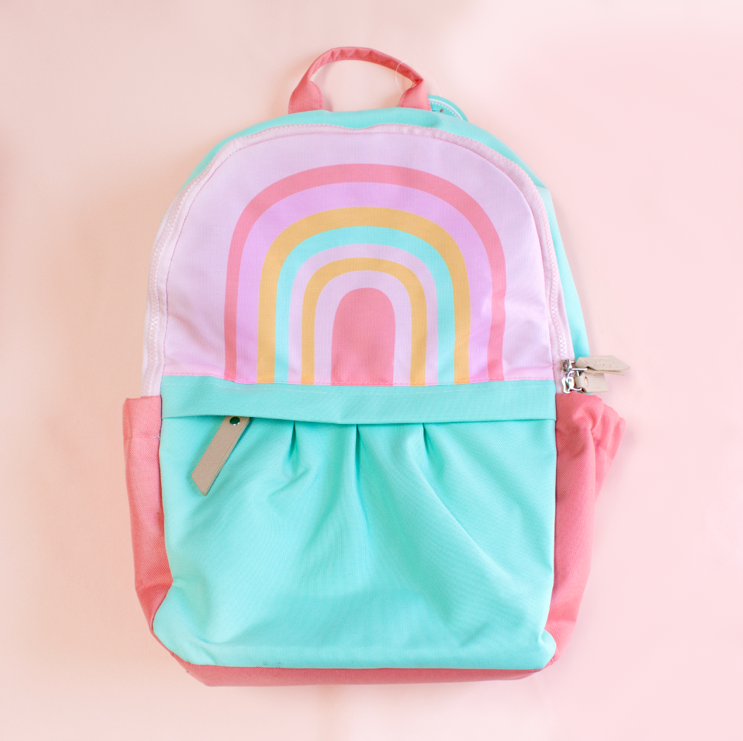 Rainbow bookbag top