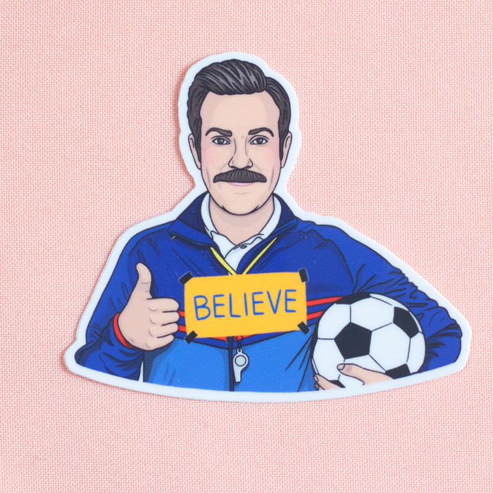 Ted Lasso Sticker (Backordered - Shipping 9/12)