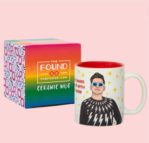 David Trying Hard Not To Connect Coffee Mug