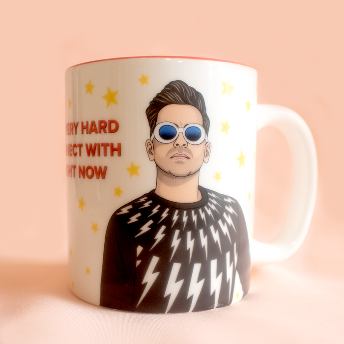 David Trying Hard Not To Connect Coffee Mug