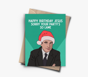 Happy Birthday Jesus Card