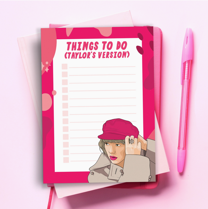Things To Do (Taylor's Version) Notepad