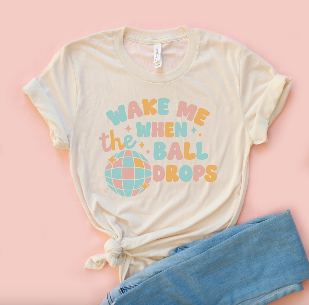 Wake Me When The Ball Drops Unisex Jersey Tee