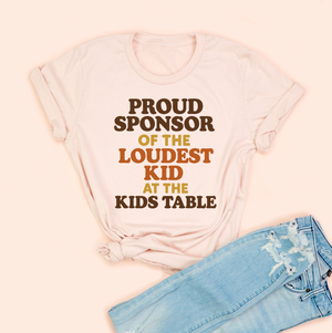 Proud Sponsor Adult Unisex Tee
