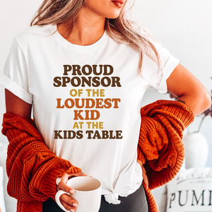 Proud Sponsor Adult Unisex Tee