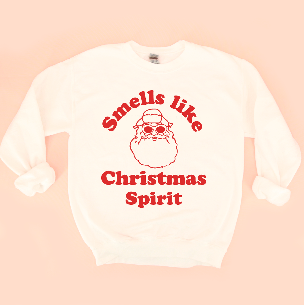 Smells Like Christmas Spirit Christmas Sweatshirt