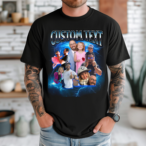 Custom Person or Pet Tee – Add Your Own Photos + Name!