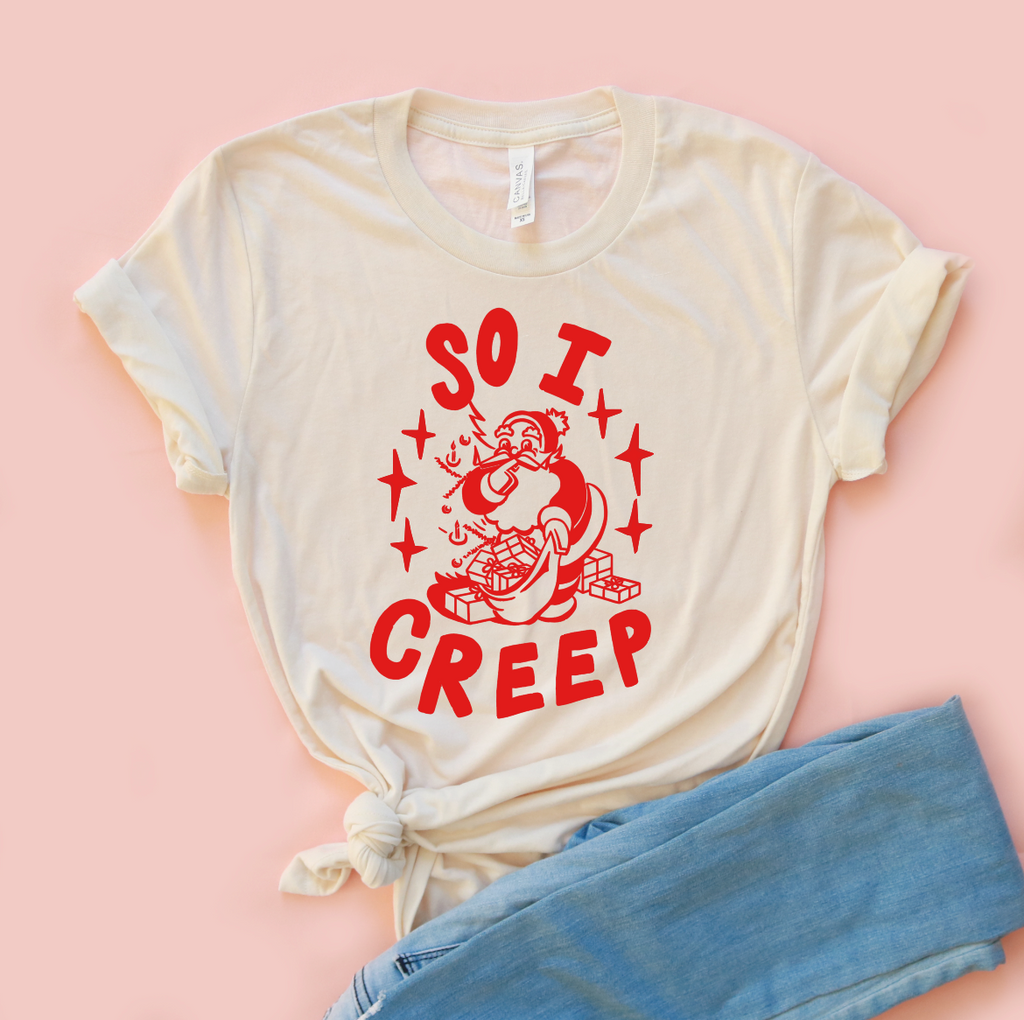 So I Creep Santa Unisex Tee