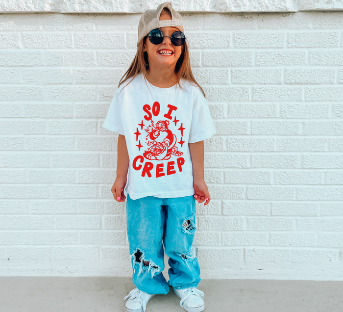 So I Creep Santa KIDS tee