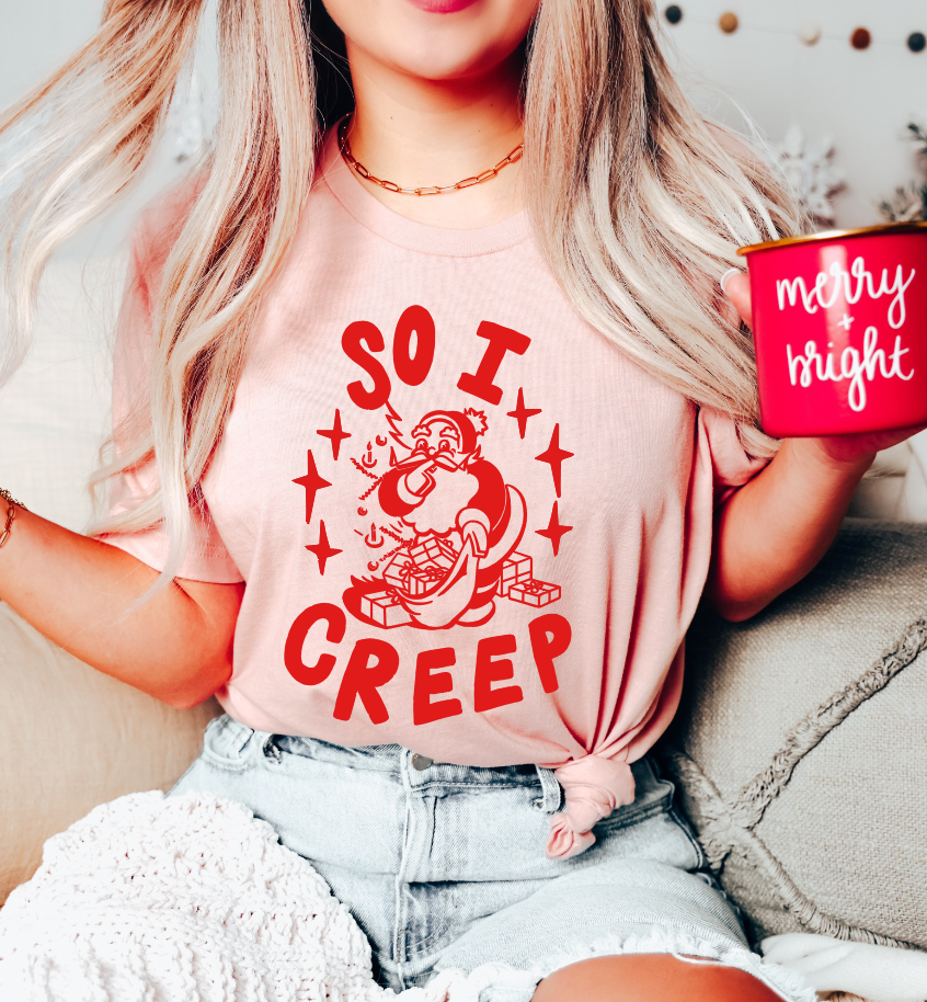 So I Creep Santa Unisex Tee