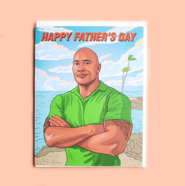 The Rock Father's Day Card