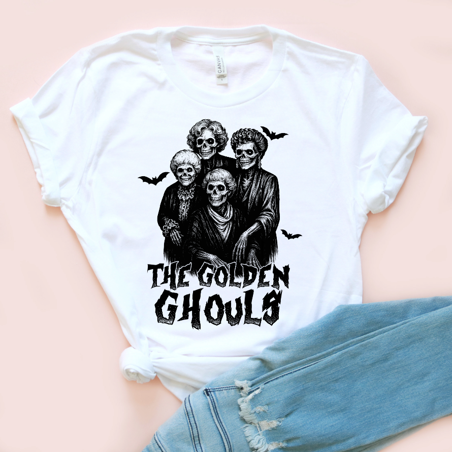 Golden Ghouls Unisex Halloween Tee