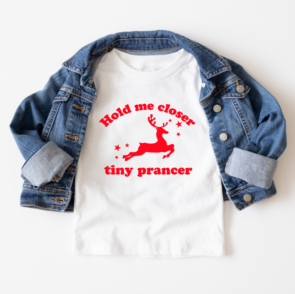 Hold Me Closer Tiny Prancer Christmas KIDS tee