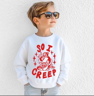 So I Creep Santa KIDS Sweatshirt