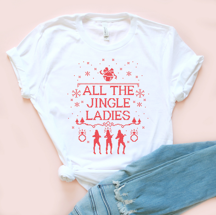 All the Jingle Ladies Christmas Tee
