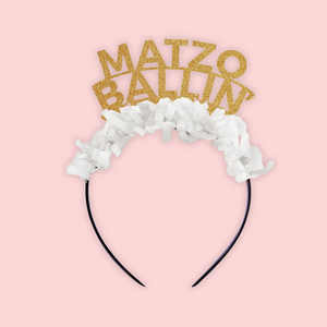 Matzo Ballin' Jewish Passover Headband