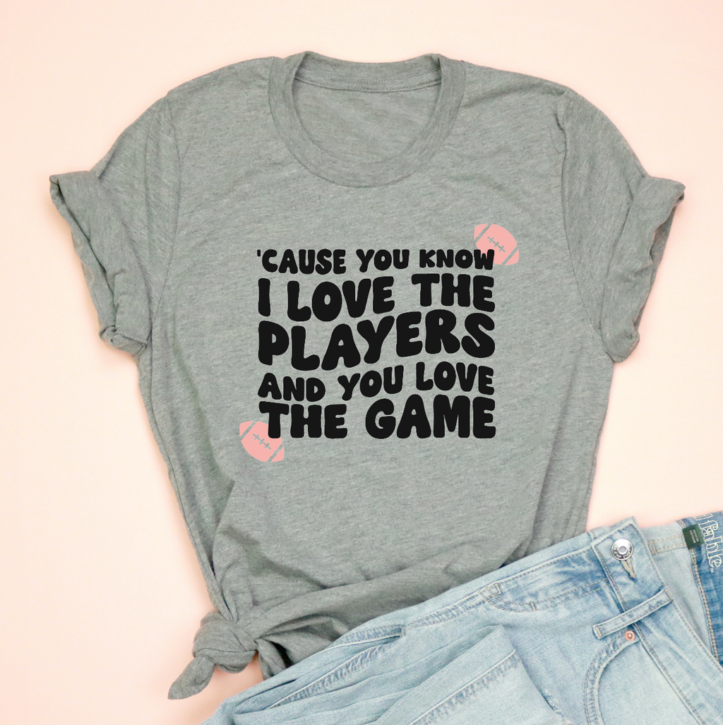 I Love The Players Football Tee
