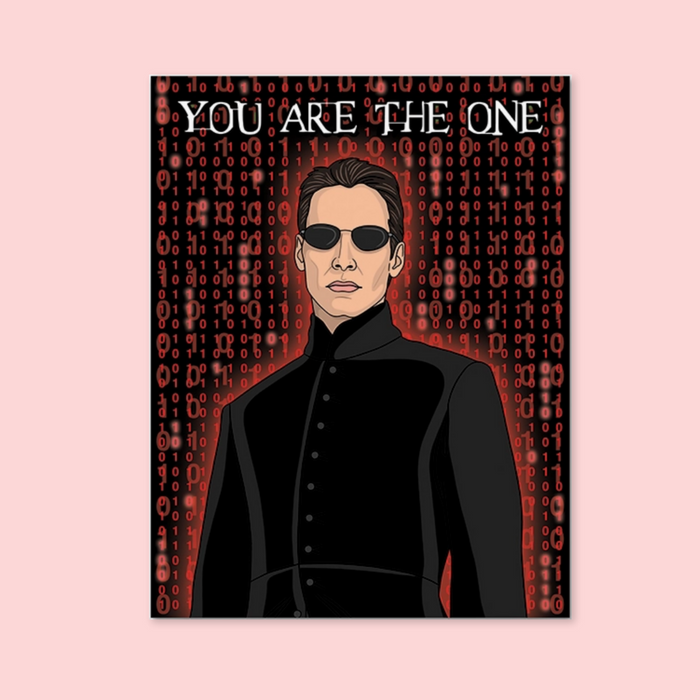 Matrix You Are the One Card