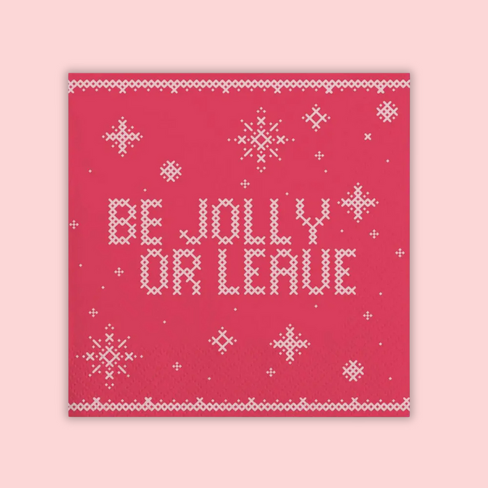 Be Jolly Beverage Napkins