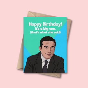 The Office Birthday Card