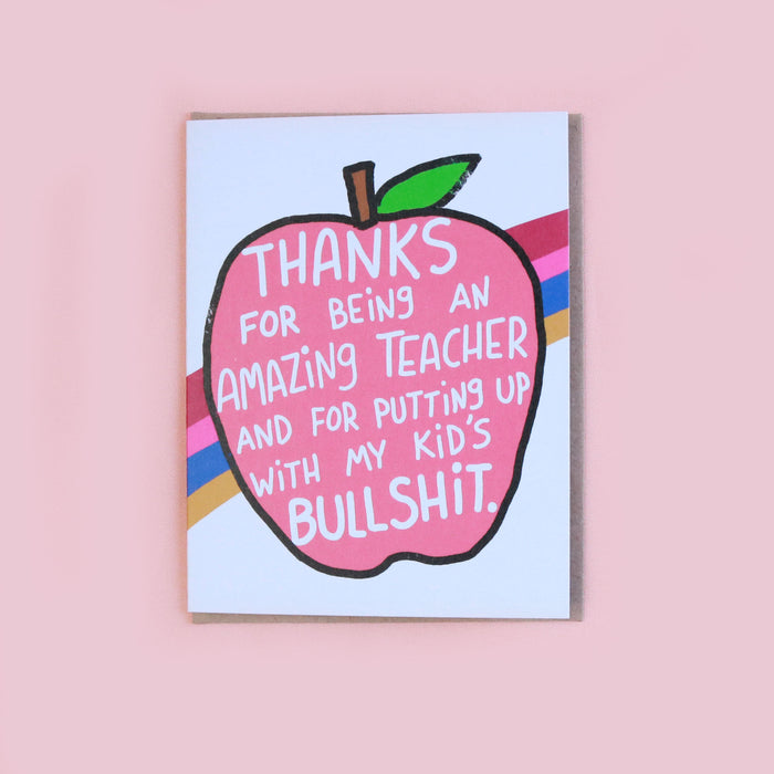 Amazing Teacher Card