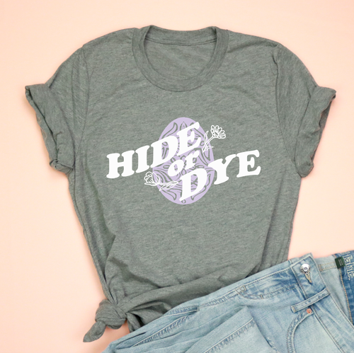 Hide or Dye Adult Unisex Tee - Only size S left