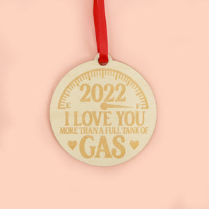 2022 Gas Christmas Ornament