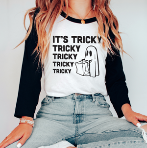 It's Tricky Tricky Tricky Unisex Adult Raglan