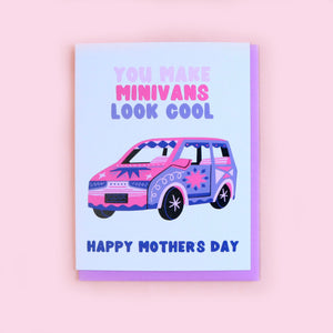 Minivan Mother's Day Card