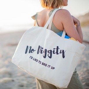 No Diggity Oversized Tote Bag