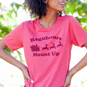 Regulators Mount Up Adult Unisex Tee Sleigh - S only