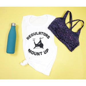 Regulators Mount Up Spin Cycle Women's Flowy Scoop Muscle Tank - S only