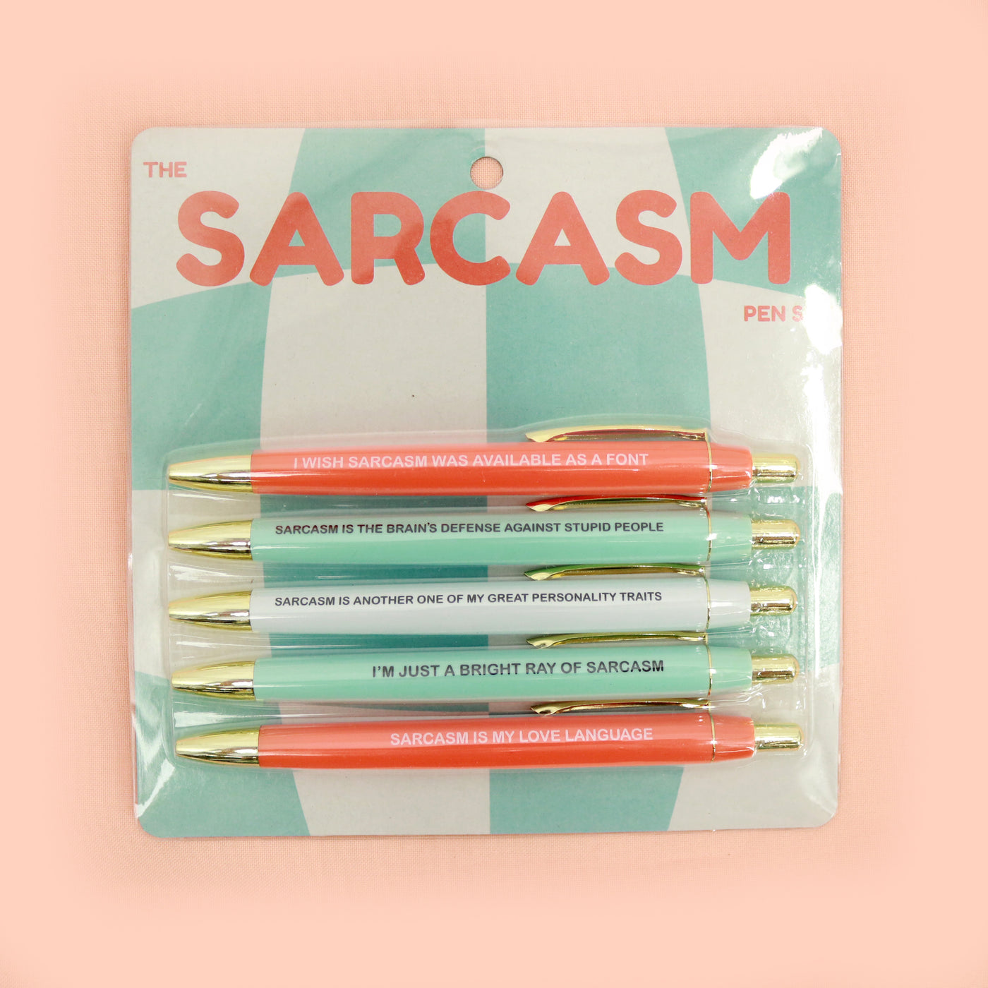 Sarcasm Pen Set – Saturday Morning Pancakes