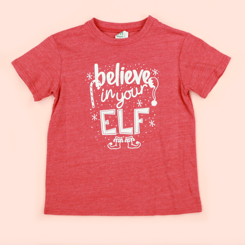 Believe in Your Elf Kids Unisex Tee