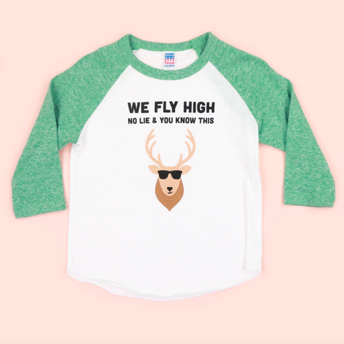 We Fly High Kids Unisex Raglan