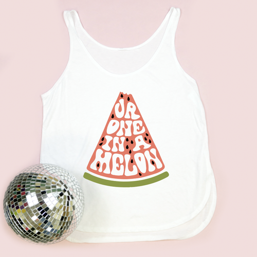 You're One In A Melon Women's Flowy Side Slit Tank